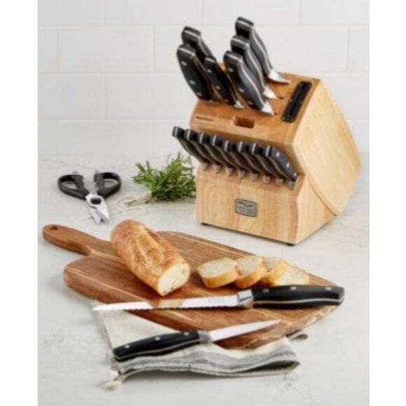 Chicago Cutlery 18pc Insignia2 Knife Block Set with Knife Sharpener New in Box - Picture 5 of 6